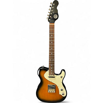 Used Veritas Texas Miracle Pro Series Tobacco Sunburst Solid Body Electric Guitar
