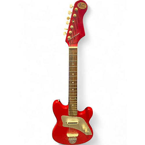 Used Vernon Bruno POLARIS Red Solid Body Electric Guitar Red