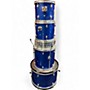 Used Verve 5 Piece PERCUSSION BLUE Drum Kit BLUE