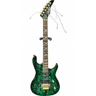 Used Vester Vester II Custom Green Solid Body Electric Guitar