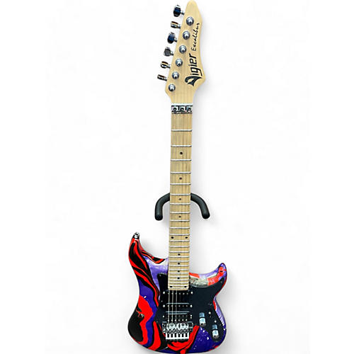 Used Vigier Excalibur Rock Art HSS Rock Art Solid Body Electric Guitar Rock Art