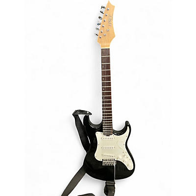 Used Vinci Signature Black Solid Body Electric Guitar