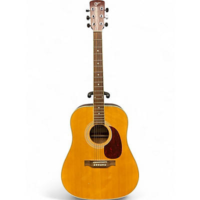Used Vineyard DG-22 Natural Acoustic Guitar