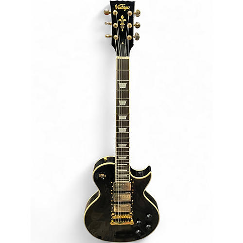 Used Vintage 1003B BLACK Solid Body Electric Guitar BLACK