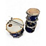 Used Vintage 4 Piece Premier Blue Drum Kit Blue
