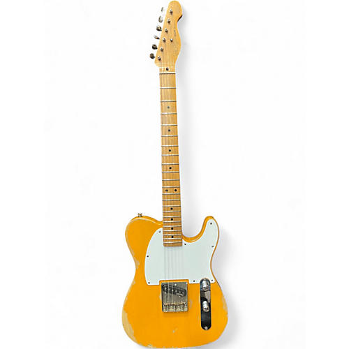 Used Vintage Icon Series V52 Distressed Butterscotch Solid Body Electric Guitar Butterscotch