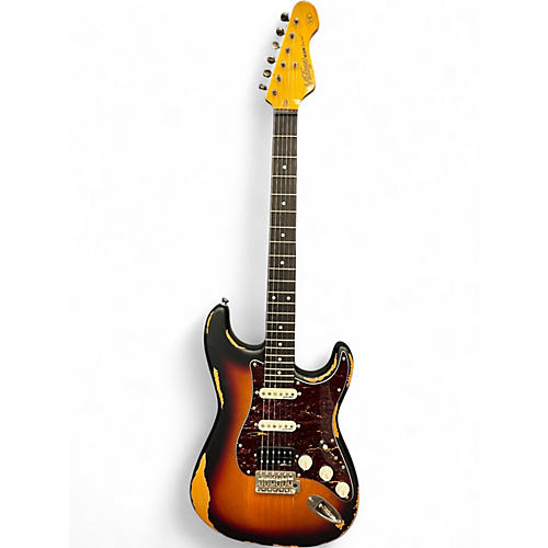Used Vintage Icon Series V6 2 Color Sunburst Solid Body Electric Guitar 2 Color Sunburst
