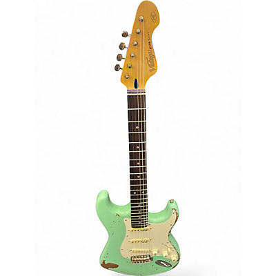 Used Vintage Icon Series v6 Mint Green Solid Body Electric Guitar