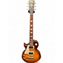 Used Vintage Icon V100 Left Handed Vintage Burst Distressed Solid Body Electric Guitar Vintage Burst Distressed