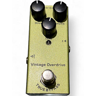 Used Vintage Overdrive True Bypass Effect Pedal