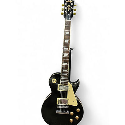 Used Vintage V100 Black Solid Body Electric Guitar