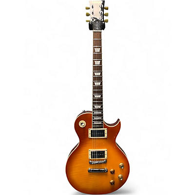 Used Vintage V100 LEMON DROP Lemonburst Solid Body Electric Guitar