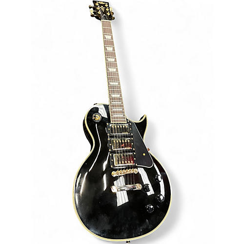 Used Vintage V1003B Black Solid Body Electric Guitar Black