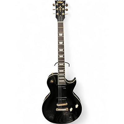 Used Vintage V100P BOULEVARD BLACK Solid Body Electric Guitar
