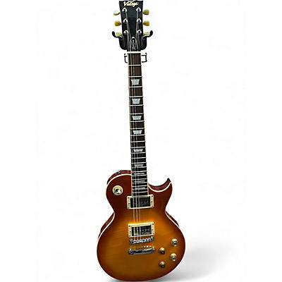 Used Vintage V100PGM REISSUE LEMON DROP Solid Body Electric Guitar