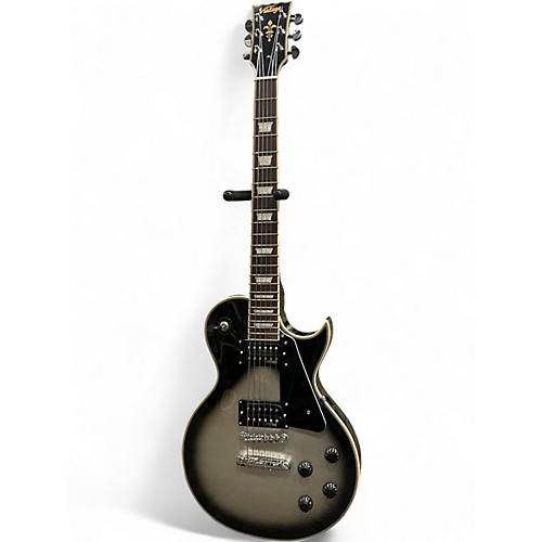 Used Vintage V100SVR Silver Mansion Solid Body Electric Guitar Silver Mansion