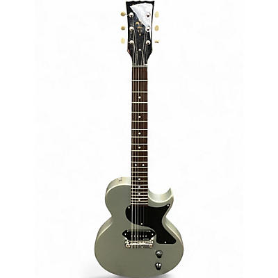 Used Vintage V120 Grey Sparkle Solid Body Electric Guitar