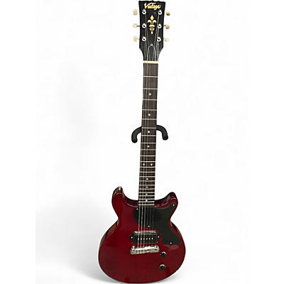 Used Vintage V130 Heritage Cherry Solid Body Electric Guitar