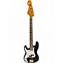 Used Vintage V4 Reissued Series Left Handed Black Electric Bass Guitar Black