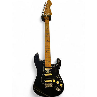 Used Vintage V6 Black Solid Body Electric Guitar