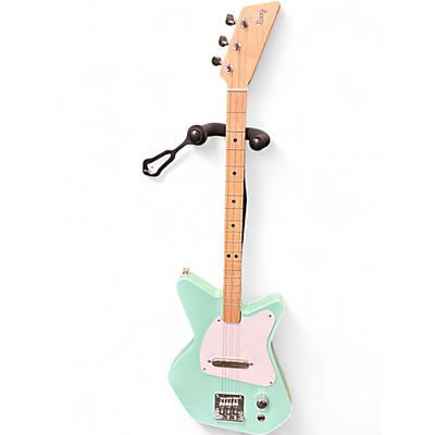 Used Vintage V6 Seafoam Green Solid Body Electric Guitar