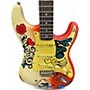 Used Vintage V6 THOMAS BLUG SIGNATURE SUMMER OF LOVE Solid Body Electric Guitar SUMMER OF LOVE