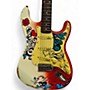 Used Vintage Used Vintage V6 Thomas Blug 'Summer of Love' Olympic White Solid Body Electric Guitar Olympic White