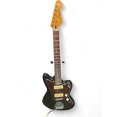 Used Vintage V65 Black Solid Body Electric Guitar