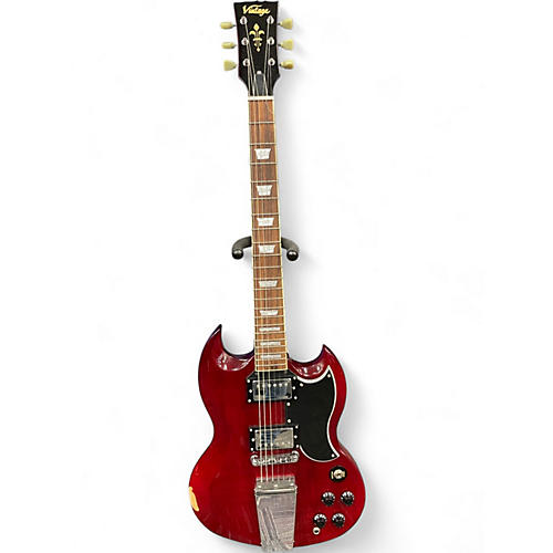 Used Vintage VS6V Wine Red Solid Body Electric Guitar Wine Red