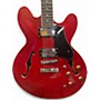 Used Vintage VSA500CR Cherry Hollow Body Electric Guitar Cherry