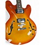 Used Vintage VSA500HB 2 Tone Sunburst Hollow Body Electric Guitar 2 Tone Sunburst