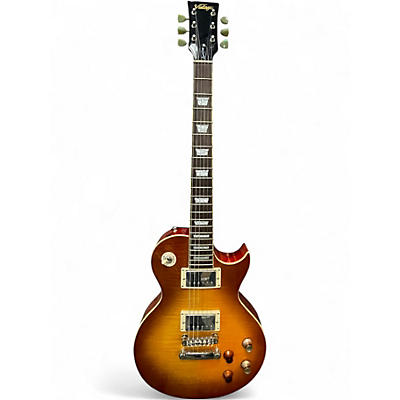 Used Vintage lemon drop Honey Burst Solid Body Electric Guitar