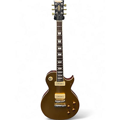 Used Vintage v100gt Gold Top Solid Body Electric Guitar