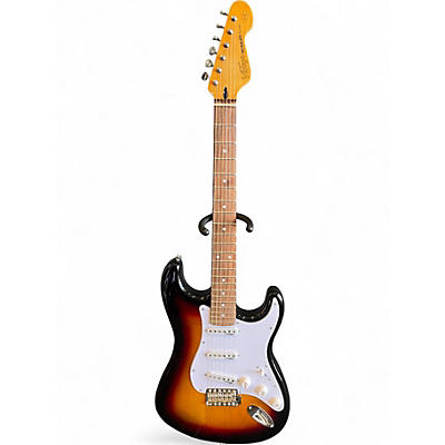 Used Vintage v6 Sunburst Solid Body Electric Guitar