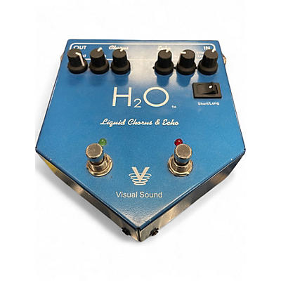 Used Visual Sound H2O Liquid Chorus Echo Effect Processor