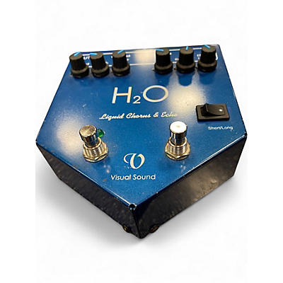 Used Visual Sound H2O Liquid Chorus Echo Effect Processor