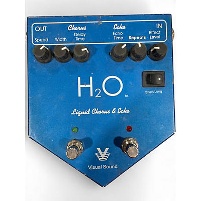 Used Visual Sound H2O Liquid Chorus Echo Effect Processor