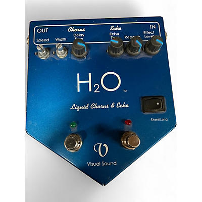 Used Visual Sound H2O Liquid Chorus Echo Effect Processor