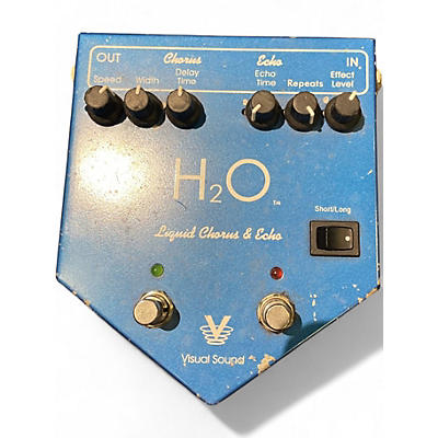 Used Visual Sound H2O Liquid Chorus Echo Effect Processor