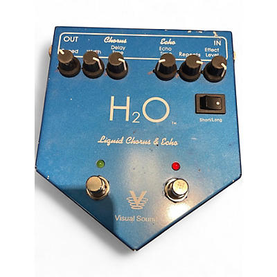 Used Visual Sound H2O Liquid Chorus Echo Effect Processor