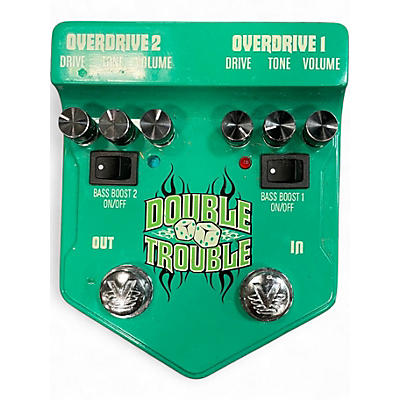 Used Visual Sound V2DT Double Trouble Dual Overdrive Effect Pedal
