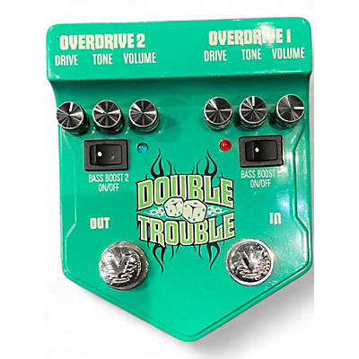 Used Visual Sound V2DT Double Trouble Dual Overdrive Effect Pedal