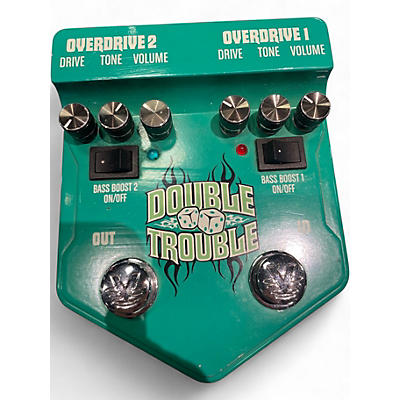 Used Visual Sound V2DT Double Trouble Dual Overdrive Effect Pedal