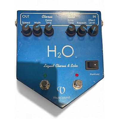 Used Visual Sound V2H2O V2 H2O Liquid Chorus Echo Effect Processor
