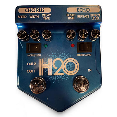 Used Visual Sound V2H2O V2 H2O Liquid Chorus Echo Effect Processor