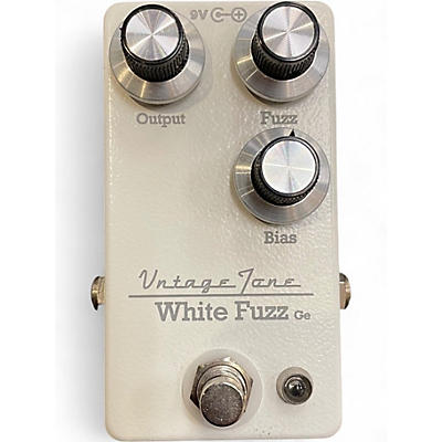 Used Vntage Tone White Fuzz Effect Pedal