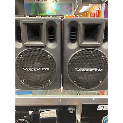 VocoPro Used VocoPro PV802 Pair Powered Speaker