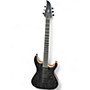 Used Vola Blaze X Black with White Grain Solid Body Electric Guitar Black with White Grain
