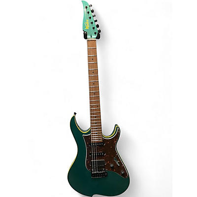 Used Vola OZ JAM Metallic Green Solid Body Electric Guitar