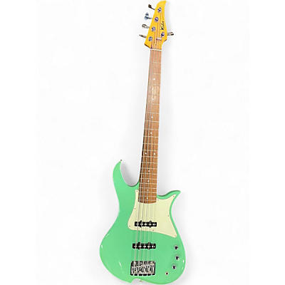 Used Vola Voila Seafoam Green Electric Bass Guitar